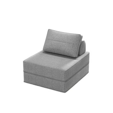 Imagem de Sofá-cama - sofá-cama dobrável conversível, poltrona conversível e colchão para dormir, cama dobrável de espuma viscoelástica para sala de estar/quarto/uso de convidados/escritório em