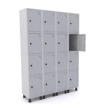 Imagem de Roupeiro de Aço 16 Portas - Pandin