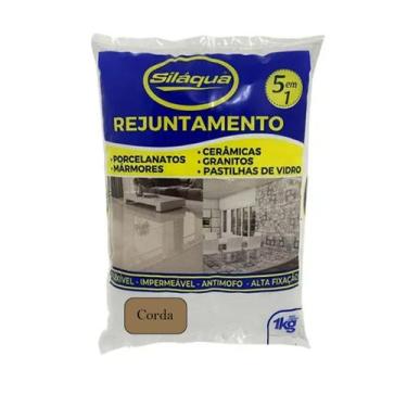 Imagem de Rejunte 1kg 5x1 Porcelanatos Cerâmica Piscina - Corda - SILAQUA