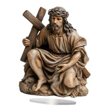 Imagem de Esquirla Decoração de desktop acrílico 2D DIY DIY, presente ideal, decoração de casa de ornamento de mesa para lareira de canto de férias para lareira, 20cmx23cm