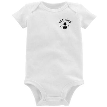 Imagem de Body Bebê Bee Nice - Foca na Moda, Branco, G