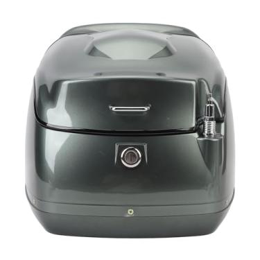 Imagem de 38L Motorcycle Top Box Com Design retrô - Bagagem, Ajuste para Motocicletas e Scooters Elétricas (Ti cor)