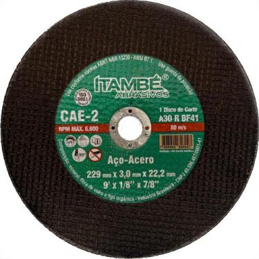 Imagem de Disco Corte Ferro Itambe 9''X1/8''X7/8''- 2 Telas Cae-2