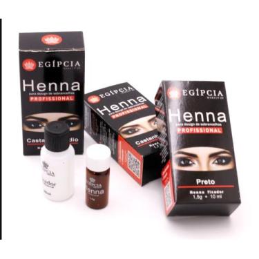 Imagem de Henna Sobrancelhas Egípcia Alto Rendimento E Fixação Rena - egipicia, 