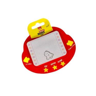 Imagem de Bloco Adesivo BRW Smart Notes Bichinho Virtual 50Fls