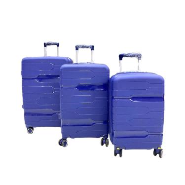 Imagem de Kit Mala 32Kg + Mala 23Kg + Mala 10Kg Polipropileno Inquebrável
