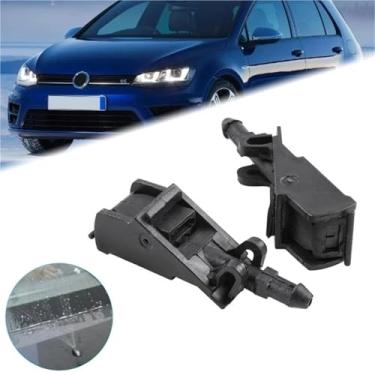 Imagem de 2 peças de bico de pulverização de limpador de para-brisa de carro para VW Golf 4, Passat B5, Transporter T5, Skoda Superb, SEAT Ibiza