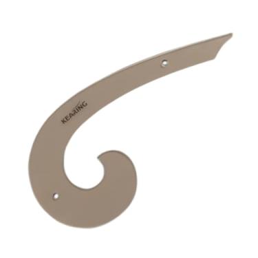 Imagem de rockible Governante do régua régua de padrão de 12 polegadas Medir roupas de costura diy régua de curva francesa régua para guias de