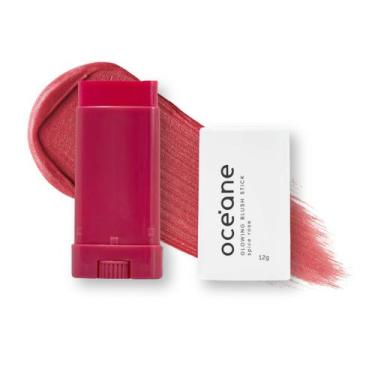 Imagem de Blush Rosa Glowing Blush Stick Spice Pink Océane Limited 12g
