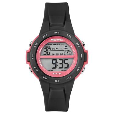 Imagem de Relógio Mormaii Feminino Ref: Mo1244a/8p Infantil Digital Black