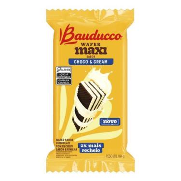 Imagem de Kit c/ 4 Wafer Maxi Choco & Cream Chocolate Bauducco 104g