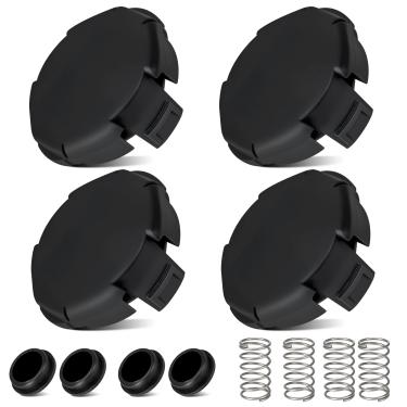 Imagem de Alocs Tampa De Reposição Para Cabeçote De Aparador Speed Feed 400 Para Aparador De Ervas Daninhas Echo Weed Eater Head Srm225, Srm230, Pas225, Peças Para Aparador Echo X472000070 (Pacote Com 4)