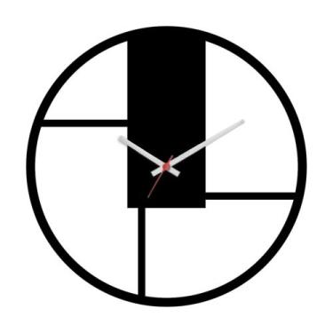 Imagem de Relógio de paredes minimalista exclusivo luxuoso diferente - intempo d
