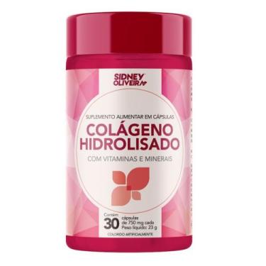 Imagem de Colágeno Hidrolisado + Vitaminas e Minerais 30 cap Sidney Oliveira Mai