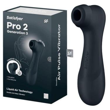 Imagem de Estimulador Clitoris Satisfyer Pro 2 Generation 3 App Vibração Silicon