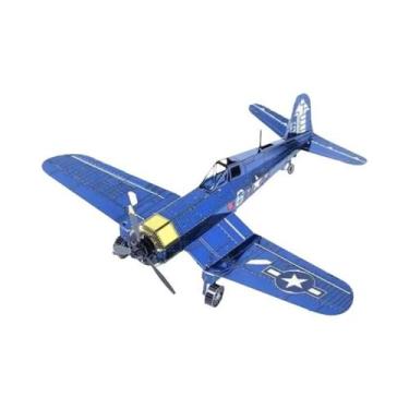 Imagem de Quebra-Cabeça 3D de Metal de Aviões - J-20, J-10B, KA-50, RAH-66 e VF-