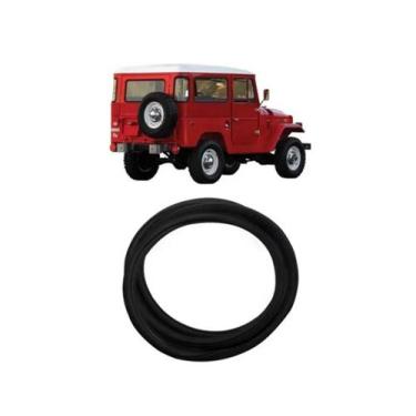 Imagem de Borracha Vidro Traseiro Vigia Toyota Bandeirante Jeep Perua - Cavallar