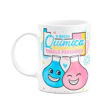 Imagem de Caneca Namorados - Nossa química e a tabela periódica - M3 - JPS INFO