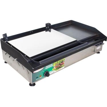 Imagem de Chapa Elétrica 65x45 Inox Itajobi Com Prensa 220V