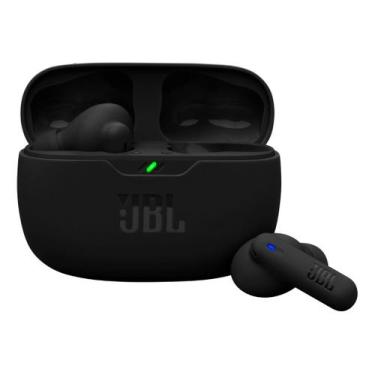Imagem de Fone De Ouvido Bluetooth Sem Fio JBL Wave Beam 2 Com Microfone - Preto