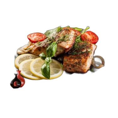 Imagem de Papel De Parede Alimentos Carne Churrasco Bife 3,5M Al301 - Você Decor