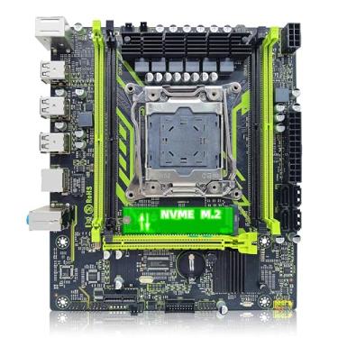 Imagem de QUASAR X99-8D4, Placa-Mãe LGA2011-3, Suporte Xeon V3/V4, DDR4 2400MHz, 128GB, M.2 NVMe