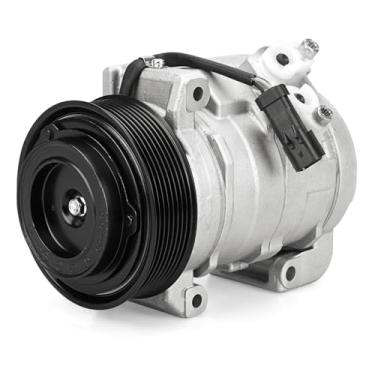 Imagem de Compressor de ar condicionado com embreagem compatível com Dodge Ram 2500 3500 4000 2010, Ram 2500 3500 4500 5500 2011-2024, L6 6.7L A/C Compressor substitui para 178313 55111444AB