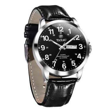 Imagem de Taxau Relógio masculino G8409P, Pulseira preta - G8409, round, Minimalista