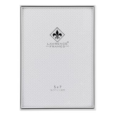 Imagem de Lawrence Frames Moldura de metal simples, 12,7 x 17,8 cm, prata
