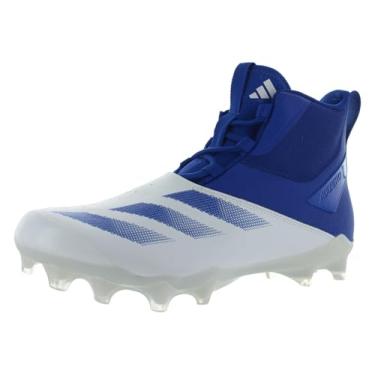 Imagem de Adidas Adizero Chaos Lineman - Masculino (IF5120, Branco/Branco/Azul Team), Branco/Branco/Team Royal Blue, 41