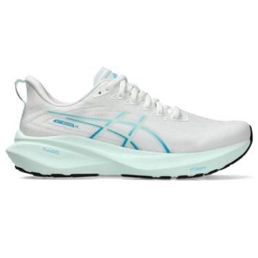 Imagem de ASICS Tênis de corrida feminino GT-2000 13 2A, Branco/Mar calmante, 42