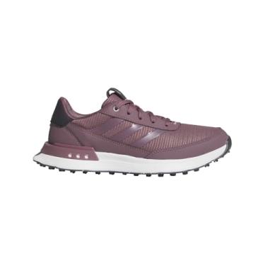 Imagem de adidas Tênis de golfe feminino S2g Spikeless 24, Figuras sombras/rosa arenoso, 5