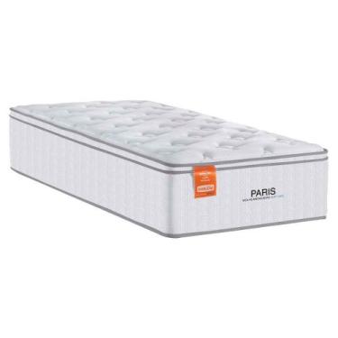 Imagem de Colchão de Solteiro Paris Europillow Softgel - Inducol, Branco