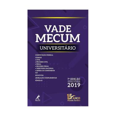 Imagem de Livro Vade Mecum Universitário - Livro Editora Manole 7ª Edição/2019