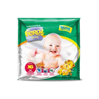 Imagem de Fralda Inf Feroz Baby Jumbinho Xg C/14