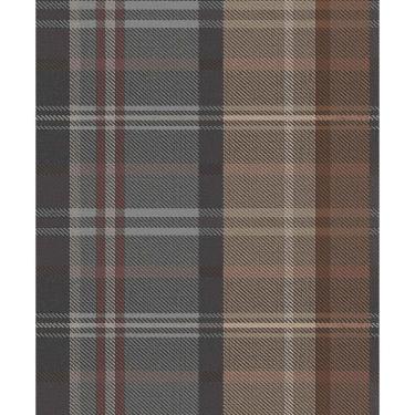 Imagem de Papel de Parede Botany House Xadrez Bege 15567