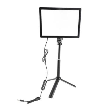 Imagem de Acouto Painel de Luz de Preenchimento de LED 15W Bi Cor 192 LEDs Com 3000kto6500k Brilho Diminuído 4 Filtros de Cor USB para Gravação de Videoconferência