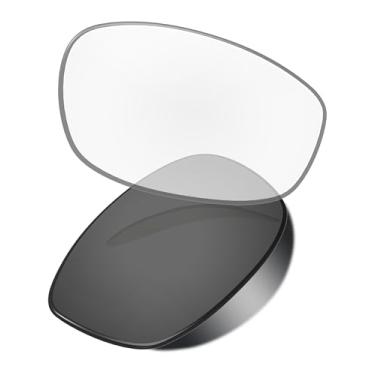 Imagem de Vonxyz Lentes de substituição para óculos de sol Oakley Juliet – Ativado fotocromático preto transparente
