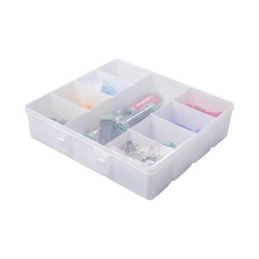 Imagem de Caixa Organizadora Duo com 9 Divisórias, Plasútil