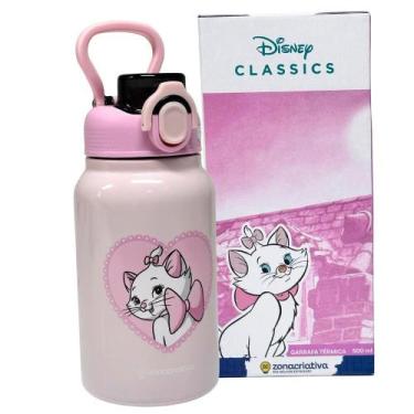 Imagem de Garrafa Térmica Inox Click 500Ml Gatinha Marie Zona Criativa