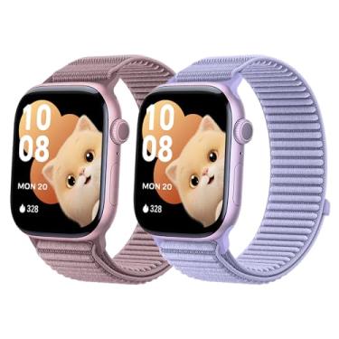 Imagem de sylacor Pulseiras esportivas compatíveis com Apple Watch Séries 10, 9, 8, 7, 6, 5, 4, 3 SE SE2 (roxo + roxo esfumaçado, 38/40/41/42 mm (série 10))