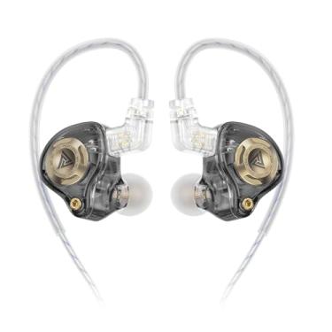 Imagem de Yeabomy Qkz Ak6 Lucky in Ear Monitor, fones de ouvido HiFi com fio, som sintonizável, fones de ouvido para jogos com interruptor de ajuste de 3 níveis, cabo destacável para chamadas de vídeo e jogos