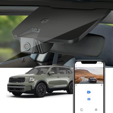 Imagem de Fitcamx 4K Dash Câmera Adequado para Kia Telluride 2023-2025 (Part NO#S9500), Integrado OEM Estilo, 2160P UHD Vídeo, Wi-Fi & APP, Loop Gravação, G-Sensor, Fácil de Instalar, 64GB Cartão