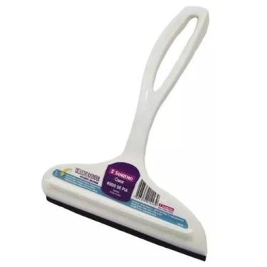 Imagem de Rodo Rodinho Secador de pia Sanremo 14Cm Branco ou Preto, Branco