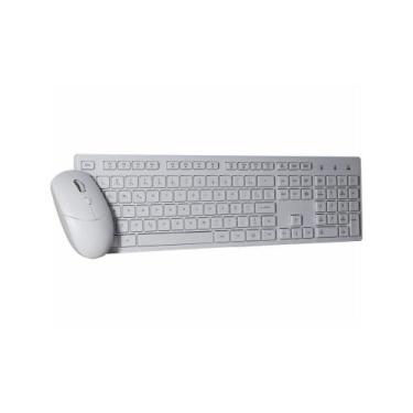 Imagem de Kit De Teclado E Mouse S/fio Wireless Branco Abnt2 Português - PRIME S