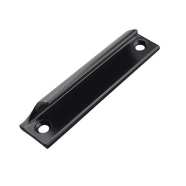 Imagem de Puxador de armário de liga de alumínio adequado para puxador de janela de portão de varanda puxador de janela puxadores de porta externa de móveis puxadores de gaveta pretos