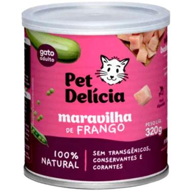 Imagem de Ração Úmida Pet Delícia Natural Maravilha de Frango - 320 g