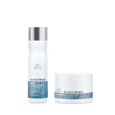 Imagem de Wella BlondorPlex Care Line Sh 250ml + Masc 150ml - Wella profissional