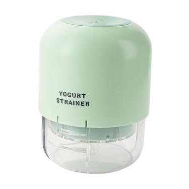 Imagem de Generic Coador para iogurte, filtro para leite de soja, utensílios de cozinha, filtro de de frutas ajustável com 4 engrenagens para leite grego espesso, Verde