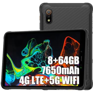 Imagem de Ulefone Armor Pad Rugged Tablet Android 12, Tablet À Prova D'Água de 8", Octa Core 4Gb + 64Gb 256Gb Expansível, Bateria de 7650Mah Tablet Pc Industrial, 13Mp + 5Mp, Tablets Ip68 e Ip69K, 2.4G/5G Wifi,